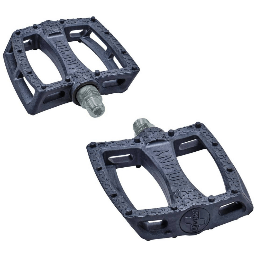 Colony Fantastic 9/16" Pedali BMX nero/argento