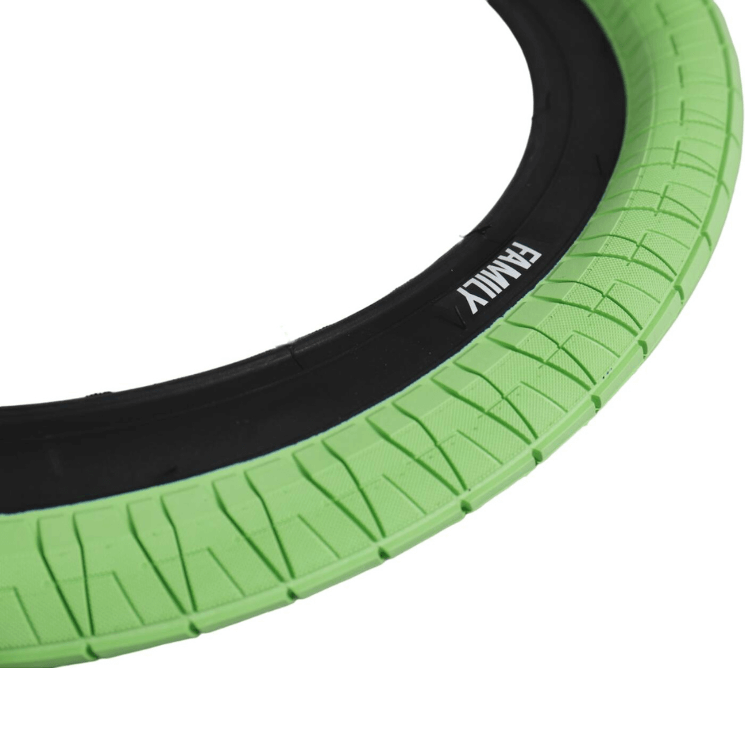Family 16 Copertone BMX verde dettaglio