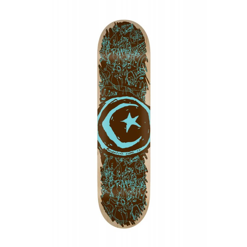 Foundation - Team Cluster Brown 8.5" Deck Skate