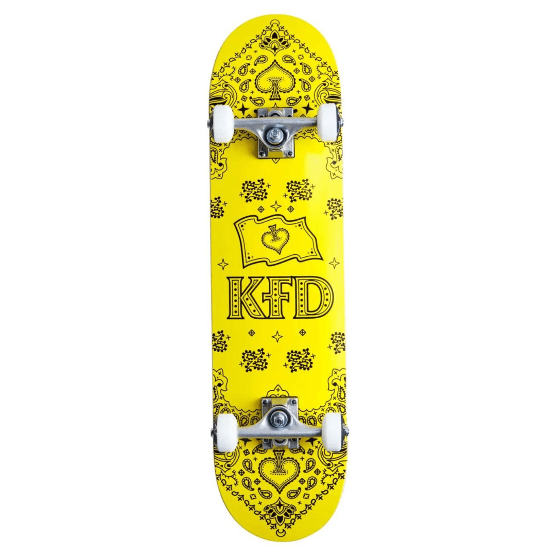 KFD Bandana Skateboard Completo yellow