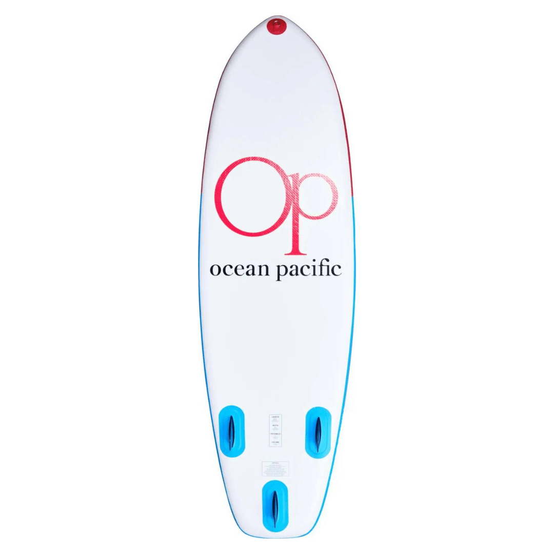 Ocean Pacific Venice All Round 8'6 Paddle Board SUP gonfiabile retro rosso