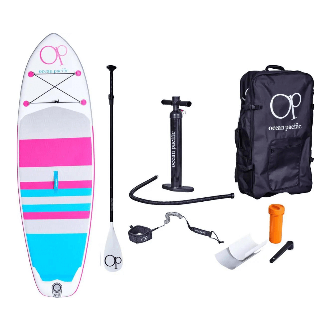 Ocean Pacific Venice All Round 8'6 Paddle Board SUP gonfiabile rosa