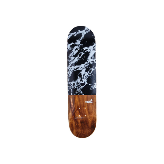 Verb Marble Dip Tavola Skateboard  8" - Nero