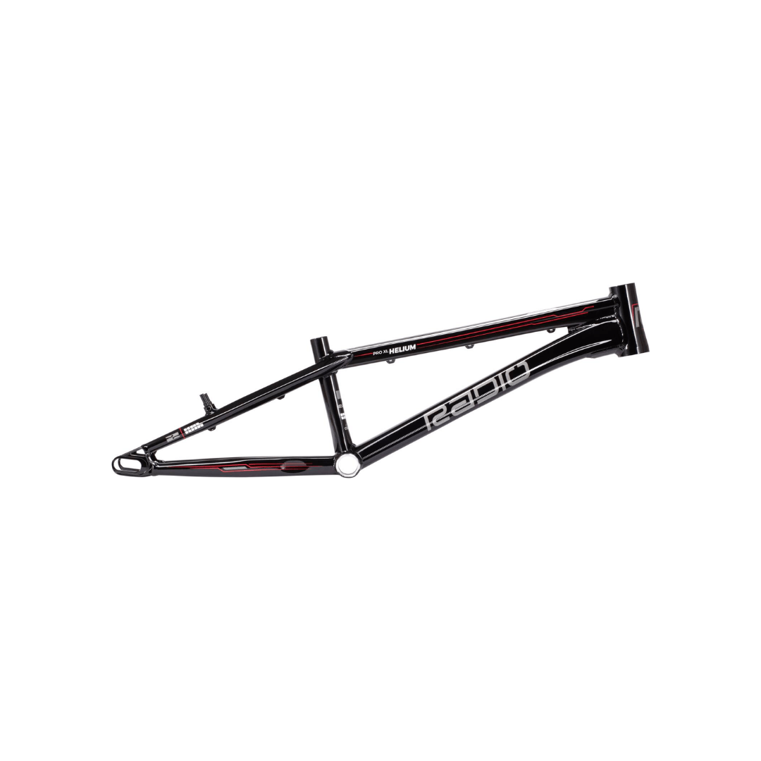 Radio Helium 20" 2020 Alluminio BMX Race Telaio Pro XL - Nero/Rosso