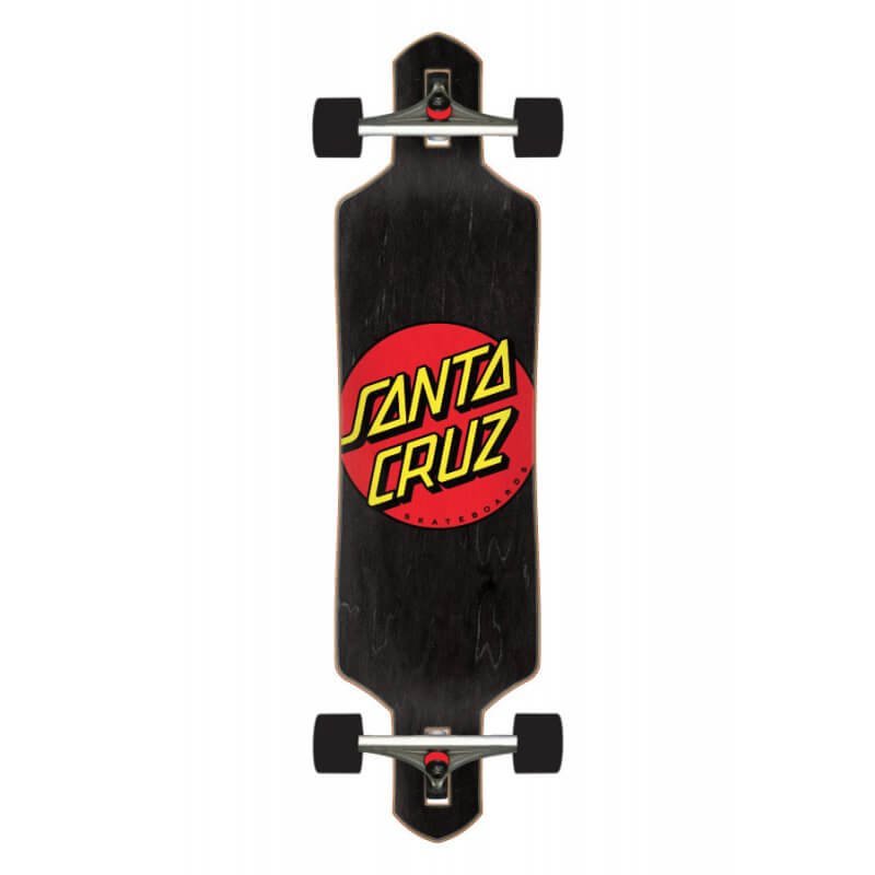 Santa Cruz - Classic Dot 9.0in x 36in Cruzer Drop Thru (1)