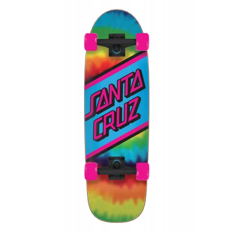 Santa Cruz - Rainbow Tie Dye 8.79in x 29.05in Cruzer Street (1)