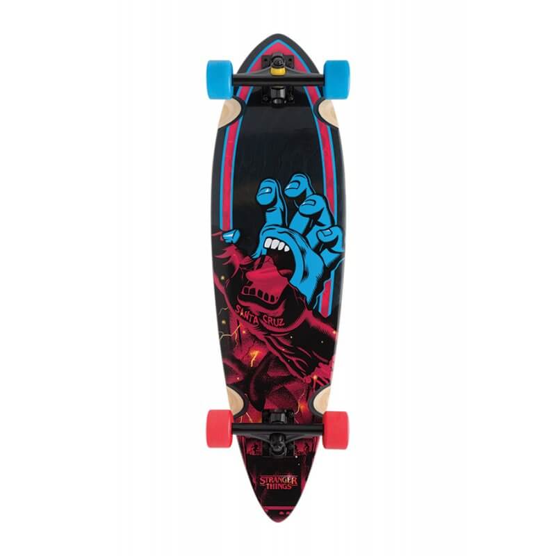 Santa Cruz - Stranger Things Screaming Hand 9.20in x 33in Cruzer Pintail (1)