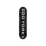 Zoo York Classic Logo Block Deck Skate Nero