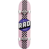 RAD Checker Stripe Komplett-Skateboard 7,75