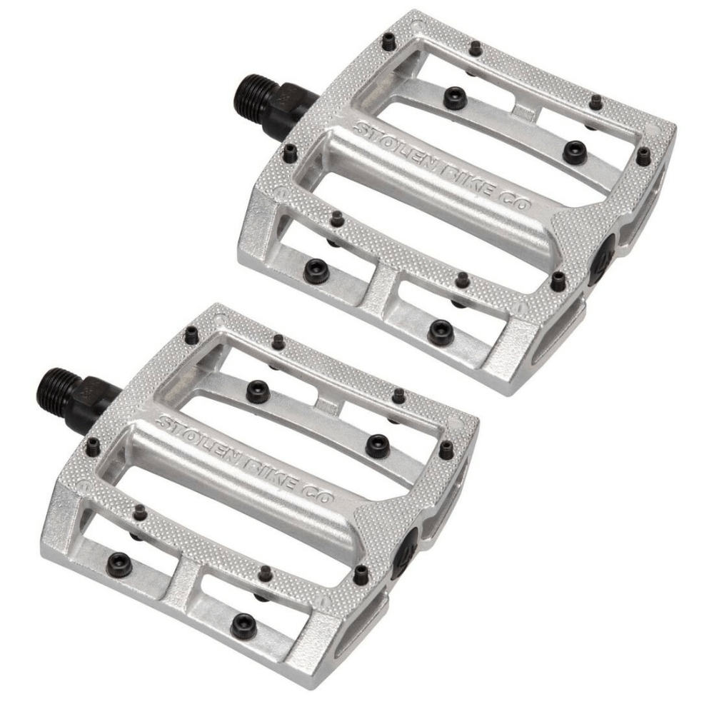 Stolen Throttle 9/16" Sealed Auminum BMX Pedals polished