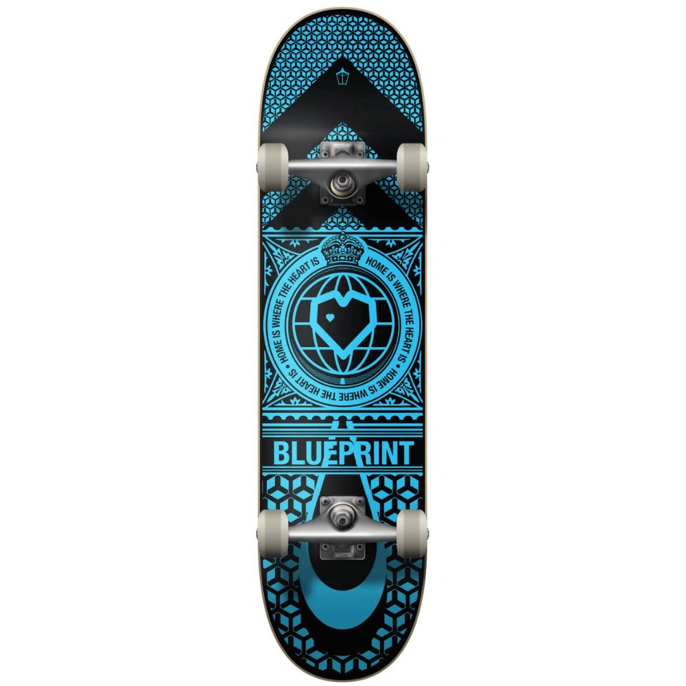 Blueprint Home Heart Skateboard Completo 7.75_8