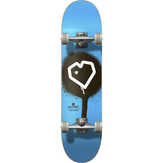 Blueprint Spray Heart V2 Skateboard Completo 8_1