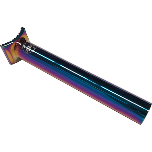 Colony Pivotal BMX Seat Post 185mm Rainbow Anodise