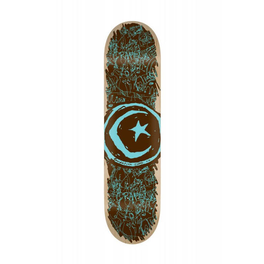 Foundation - Team Cluster Brown 8.5" Deck Skate