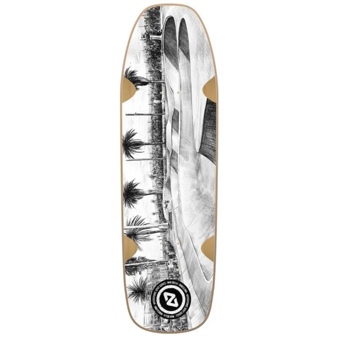 Hydroponic Bullet Pool Shape Tavola Skateboard 8.75" la mar bella