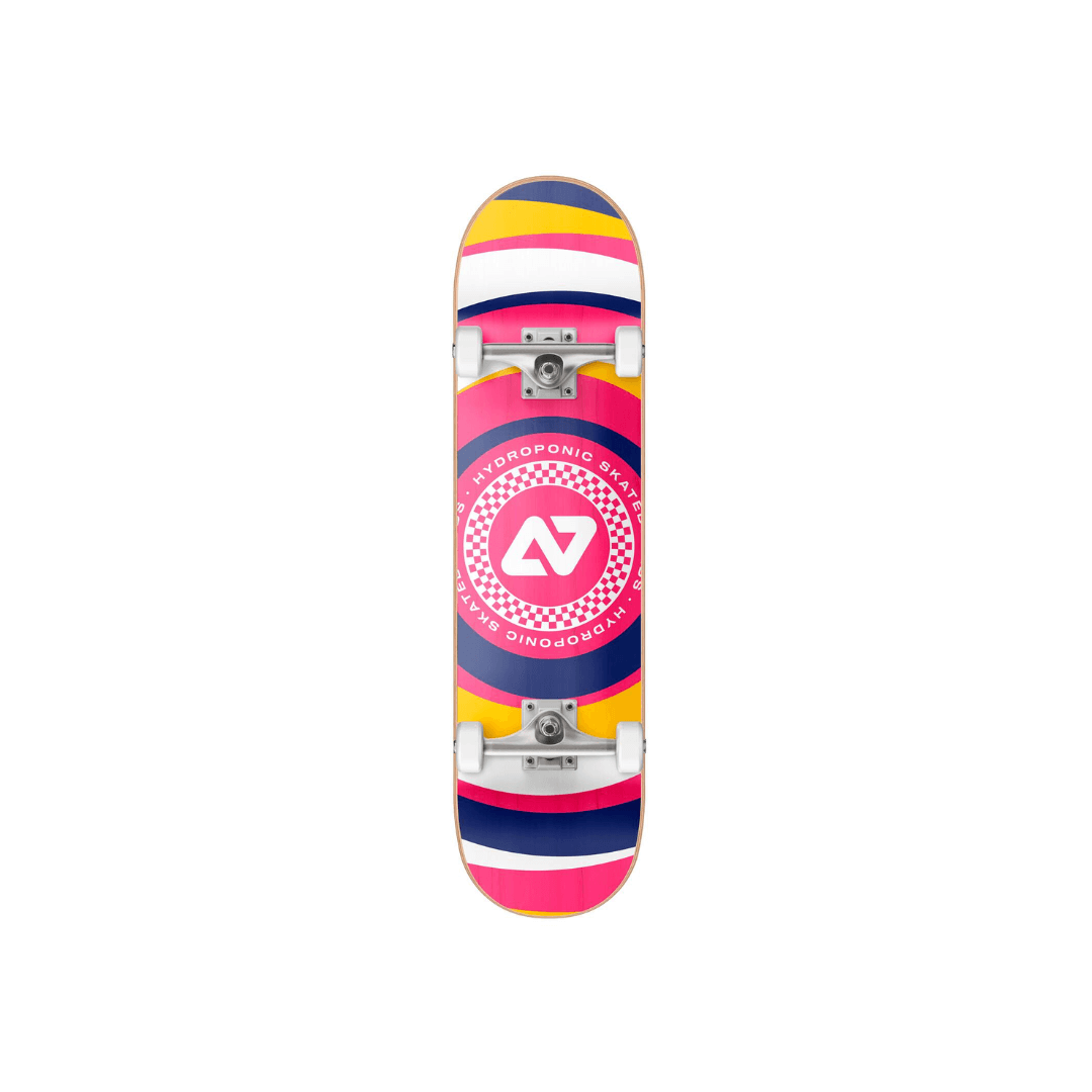 Hydroponic Circular Skateboard Completo  7.875" - Magenta
