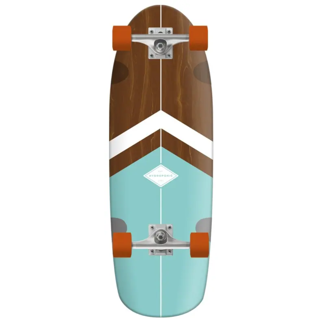 Hydroponic Rounded Complete Cruiser Skateboard  30" tarquise