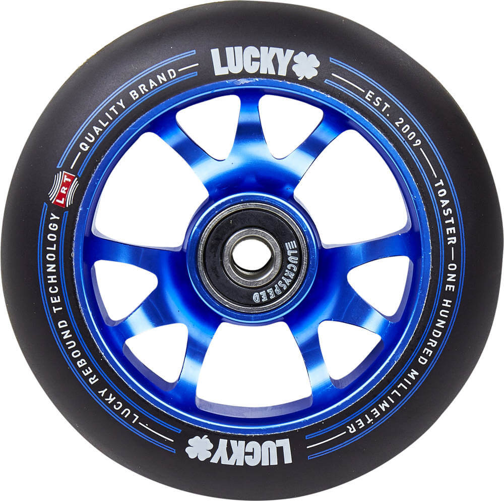Lucky Toaster 100mm Ruota monopattino freestyle blu