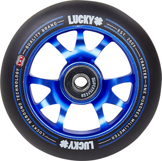 Lucky Toaster 100mm Ruota monopattino freestyle blu