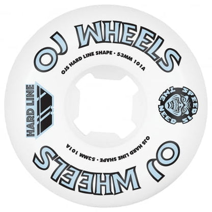 OJ Wheels - Team Line Original Hardline 53mm Ruote Skateboard