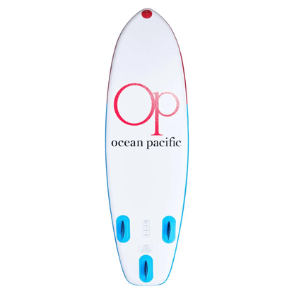 Ocean Pacific Venice All Round 8'6 Paddle Board SUP gonfiabile retro rosso