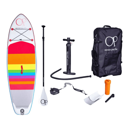 Ocean Pacific Venice All Round 8'6 Paddle Board SUP gonfiabile rosso