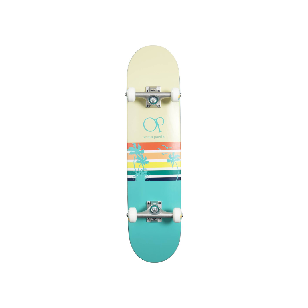 Ocean Pacific Sunset Skateboard Completo  7.5" - Verde acqua