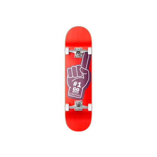 Hydroponic Hand Skateboard Completo  7.25" - Red