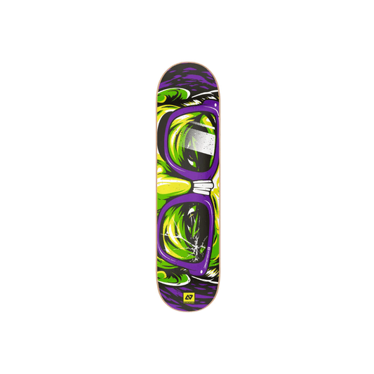 Hydroponic Glasses Tavola Skateboard  8.5" - Rectangular Purple