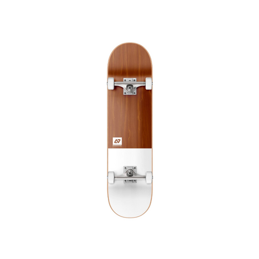 Hydroponic Clean Skateboard Completo  7.875" - White-brown