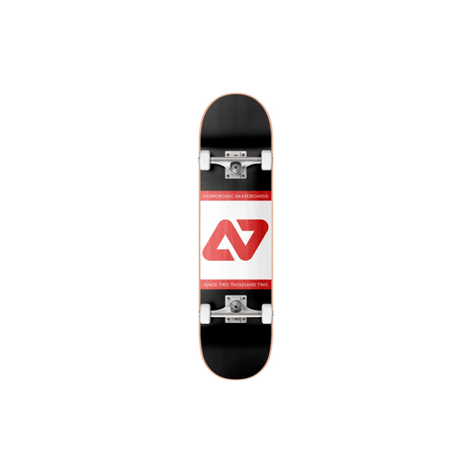 Hydroponic Block Skateboard Completo  7.75" - Black / White