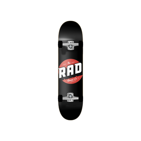 RAD Logo Progressive Complete Skateboard  8.125" - Nero