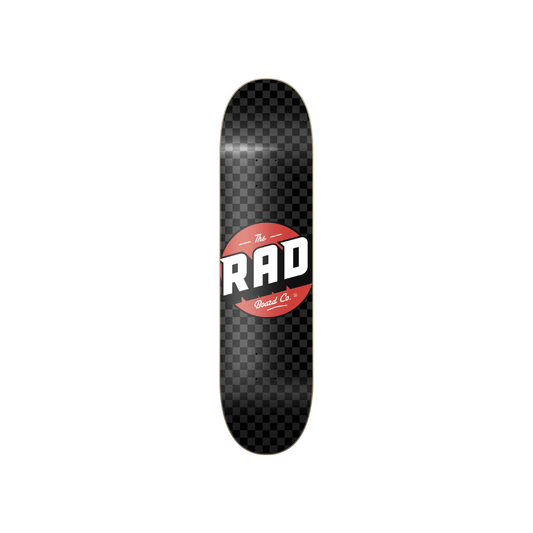 RAD Checker Tavola Skateboard  8.125" - Nero/Grigio