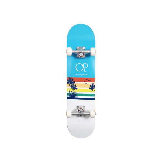 Ocean Pacific Sunset Skateboard Completo  7.25" - Blu