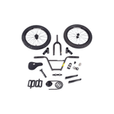 Stolen/Fiction Cassette V8 BMX Build Kit Matte Black - Left hand drive