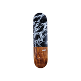 Verb Marble Dip Deck Skateboard - Schwarz