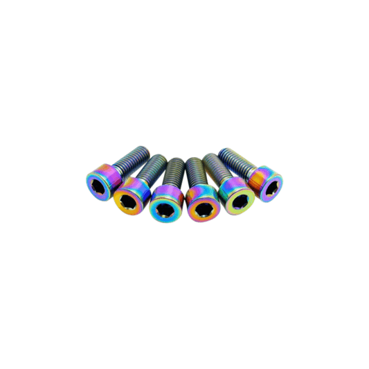 TLC Fit/S&M Titanium BMX Piantoni sterzo Bulloni  Rainbow