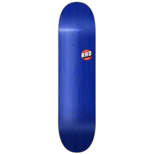 RAD Blank Logo Deck Skate Navy Maple