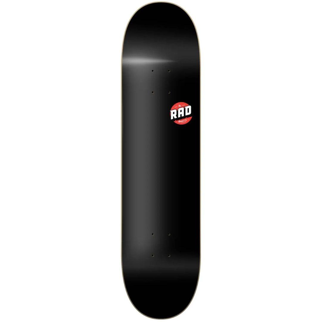 RAD Blank Logo Deck Skate Nero