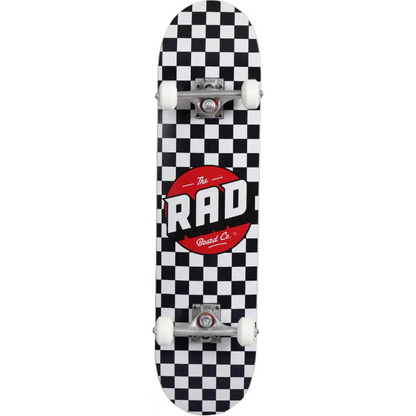 RAD Checkers Skateboard Completo  7.5" 