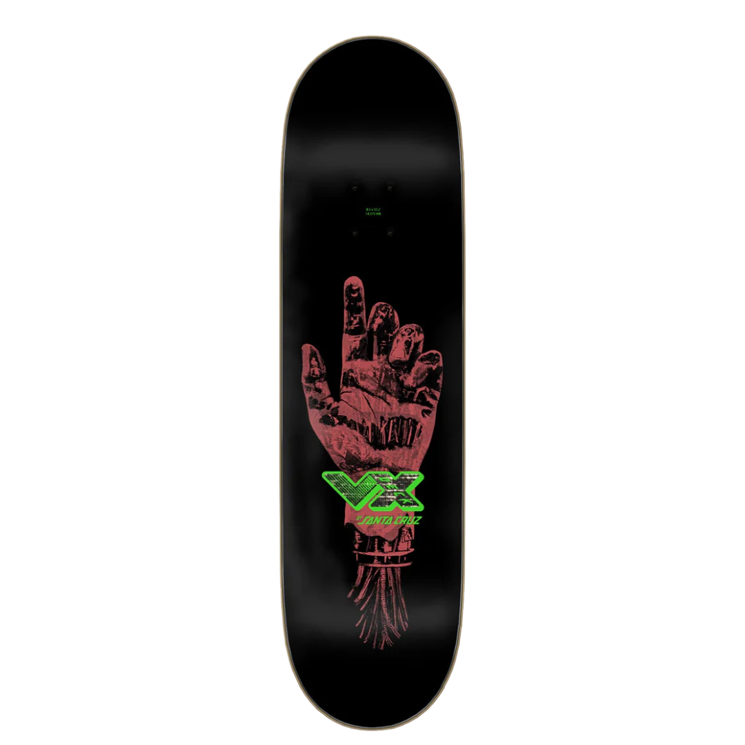 Santa Cruz Wooten Dystopia Skateboard Deck back