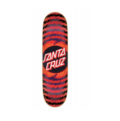 Santa Cruz - Team Flame Ringed Dot 7 Ply Birch 8.5in x 32.2in