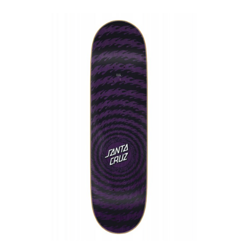 Santa Cruz - Team Flame Ringed Dot 7 Ply Birch 8.5in x 32.2in grip
