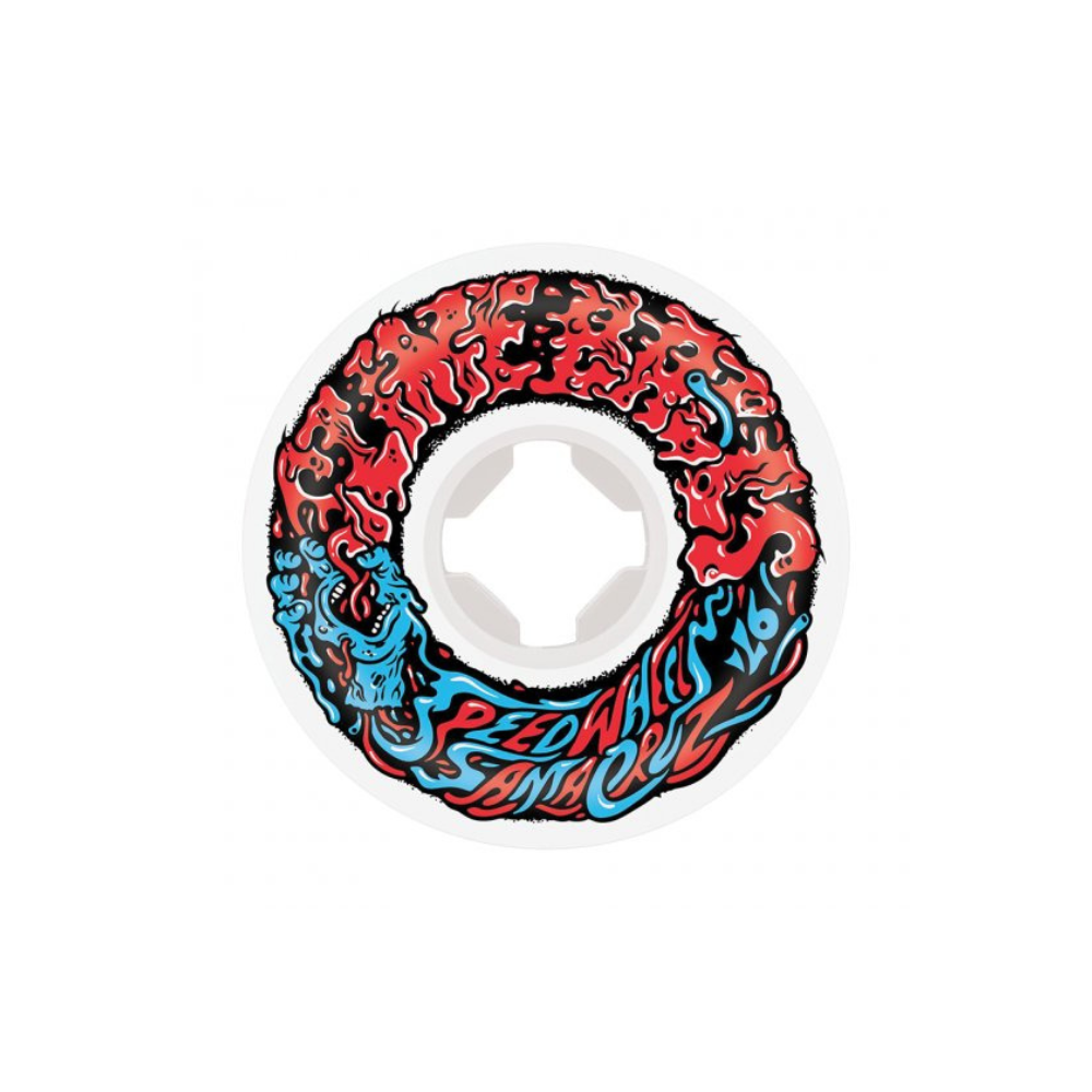 Santa Cruz Slime Balls Vomit Mini 53mm 97A Bianco