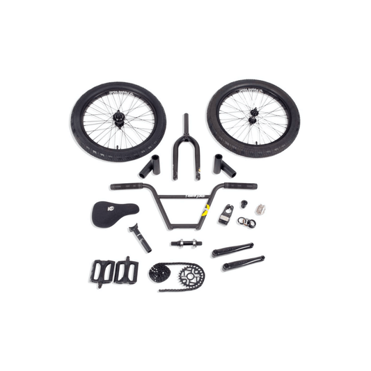 Stolen/Fiction Freecoaster V8 BMX Build Kit  Matte Black - Left hand drive