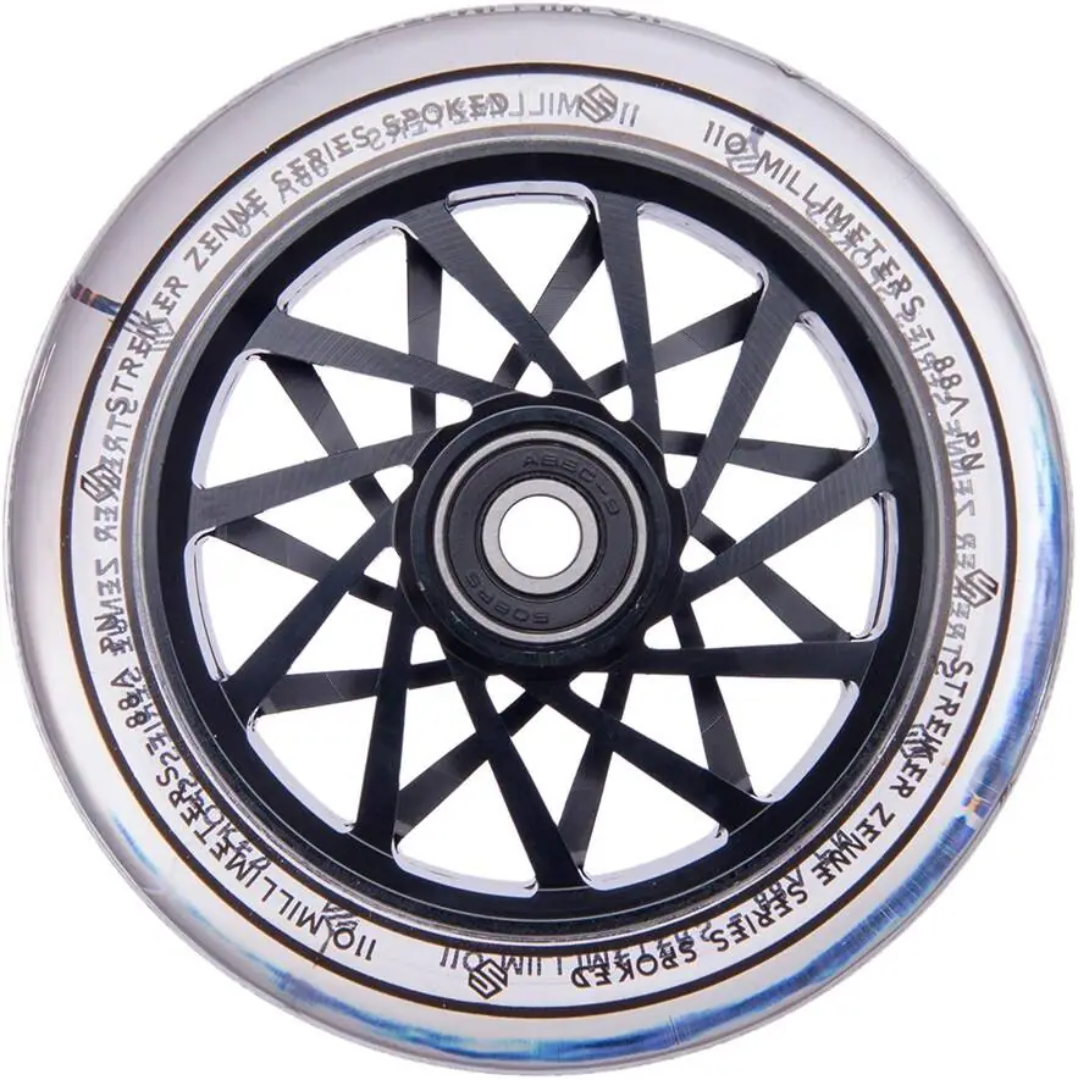Striker Zenue Series Clear Ruota Monopattino  110mm nero