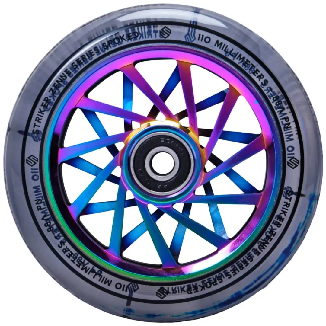 Striker Zenue Series Clear Ruota Monopattino  110mm rainbow