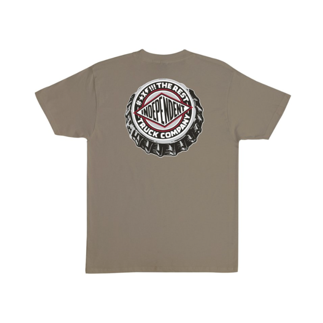 T-shirt I FTR Cap S/S Heavyweight Prairie Dust