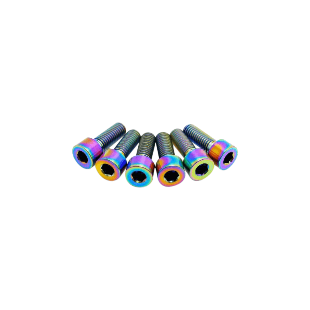 TLC Fit/S&M Titanium BMX Piantoni sterzo Bulloni  Rainbow