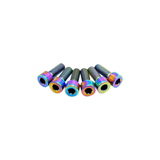TLC Fit/S&M Titanium BMX Headsets Rainbow Bolts